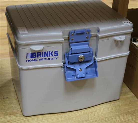 A Brinks home fireproof safe H.33cm W.40cm D.31.5cm